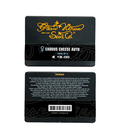 Семена сорта Exodus Cheese Auto fem (GHS) Семена сорта Exodus Cheese Auto fem (GHS) — изображение 2