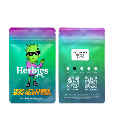 Сорт CBD Apple Betty Auto fem (Herbies Seeds) Сорт CBD Apple Betty Auto fem (Herbies Seeds) — изображение 2